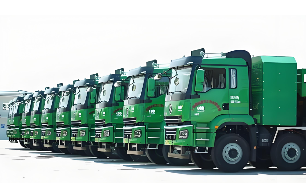 On-board hydrogen supply system for Muck trucks