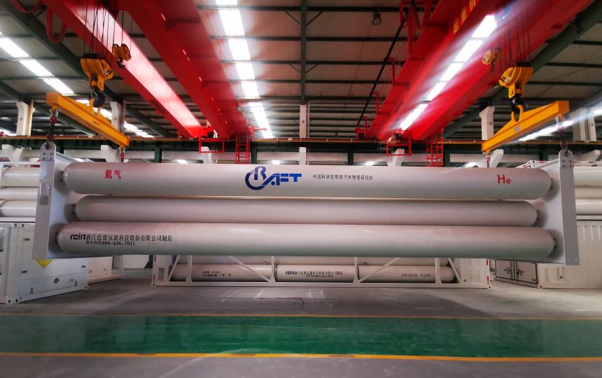 Gas Storage Cascade for Rare Gases and Other Industrial Gases