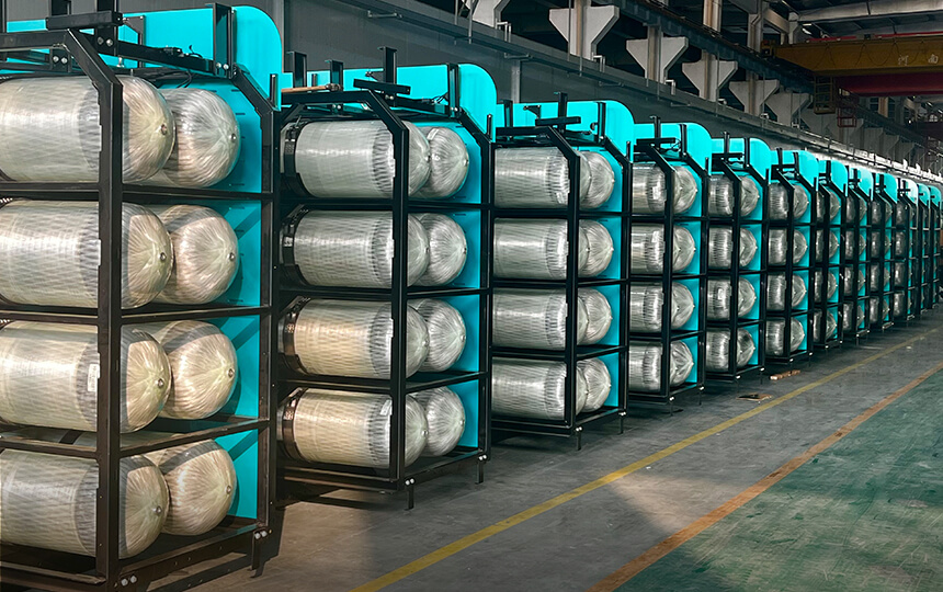 Onboard Hydrogen Supply System (Type III Hydrogen Storage Cylinder)