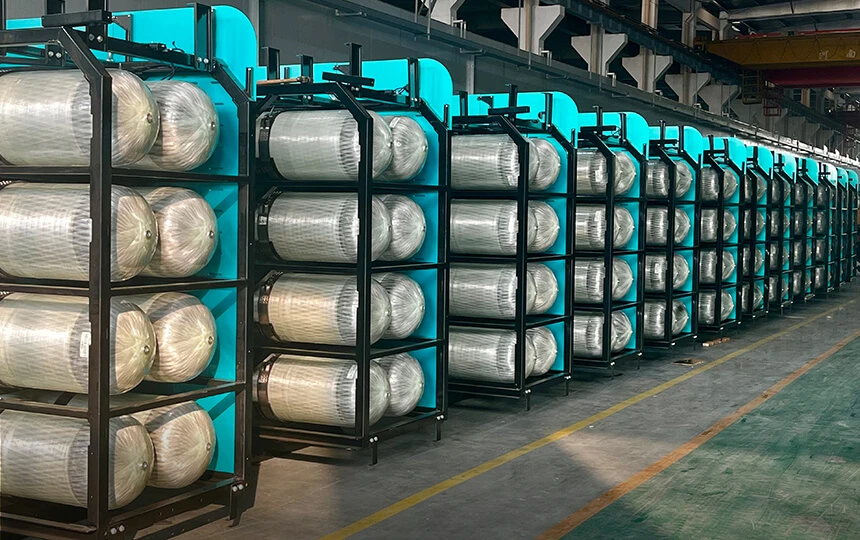 Onboard Hydrogen Supply System (Type III Hydrogen Storage Cylinder)