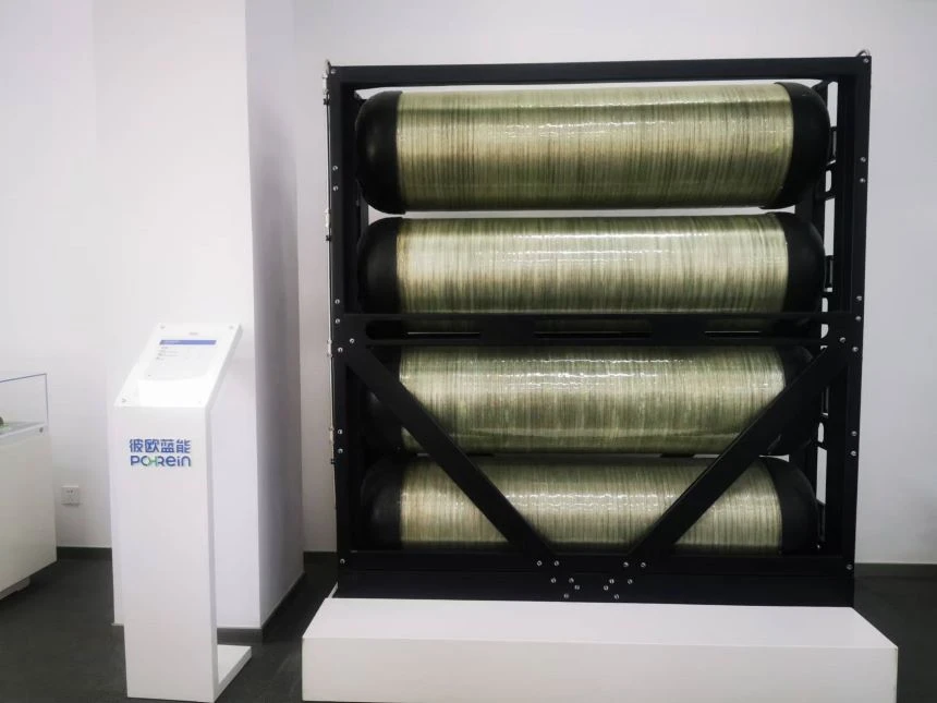 Onboard hydrogen supply system (Type IV Hydrogen Storage Cylinder)