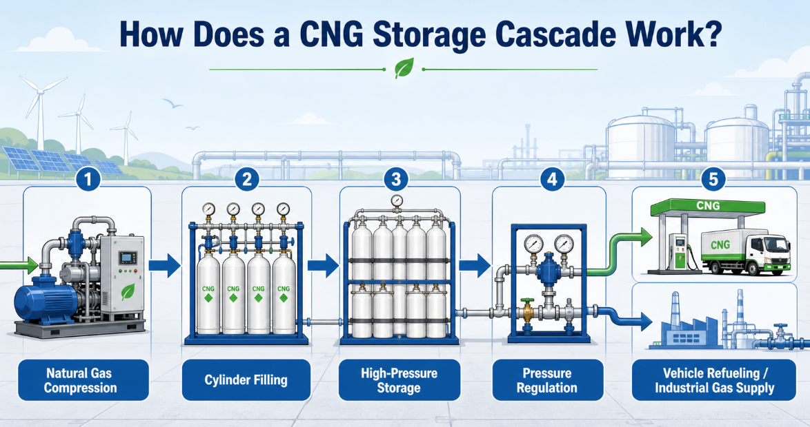 CNG Storage Cascades