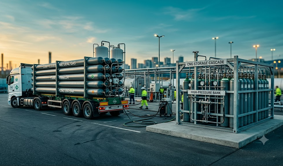 CNG Storage Cascade vs Tube Trailer: What's the Difference?