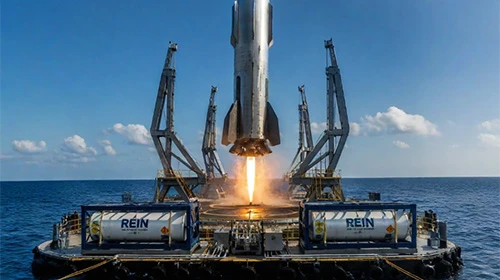 Rein High-Pressure Nitrogen Storage System Supports World's First Offshore Rocket Recovery Mission